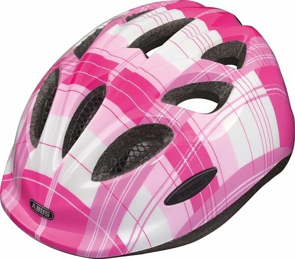 Kask rowerowy dziecięcy ABUS Smiley Pink Square