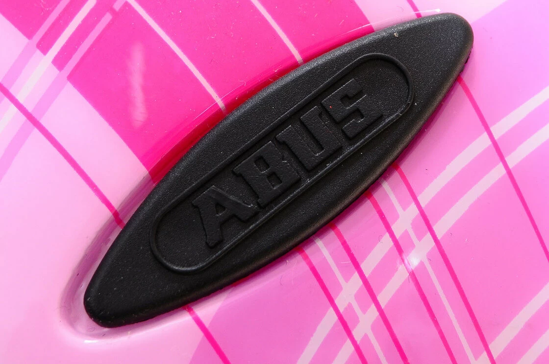 Kask rowerowy dziecięcy ABUS Smiley Pink Square S: 45-50 cm