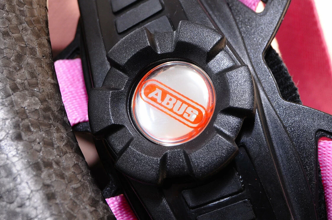 Kask rowerowy dziecięcy ABUS Smiley Pink Square S: 45-50 cm