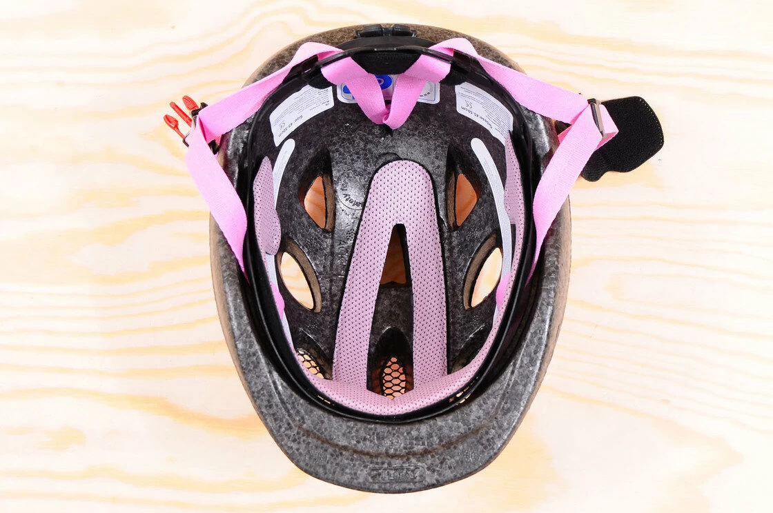Kask rowerowy dziecięcy ABUS Smiley Pink Square S: 45-50 cm