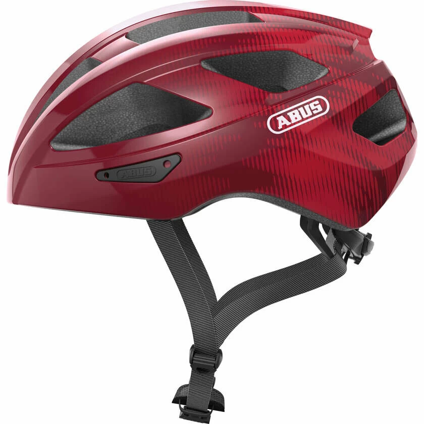 Kask rowerowy Macator - bordo/czerwony Rozmiar M – 52-58 cm