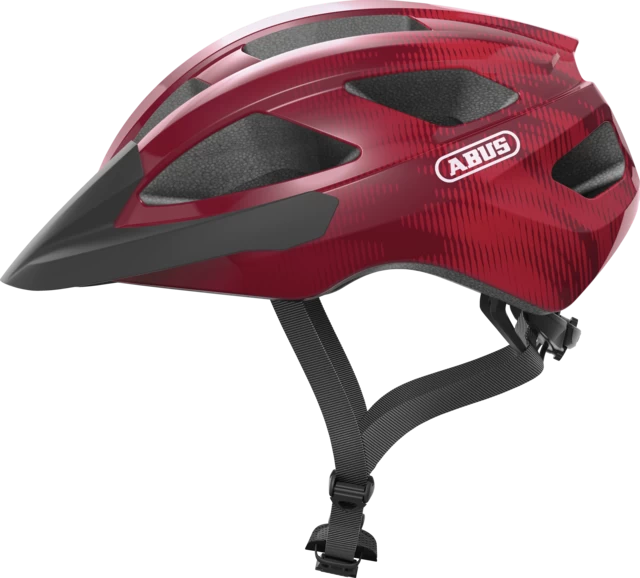 Kask rowerowy Macator - bordo/czerwony Rozmiar M – 52-58 cm