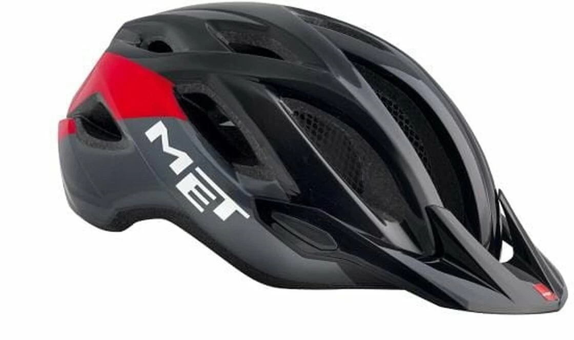Kask rowerowy MET Crossover XL 2015 Czarno-Czerwony