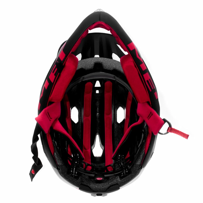 Kask rowerowy MET Parachute HES czerwony - L