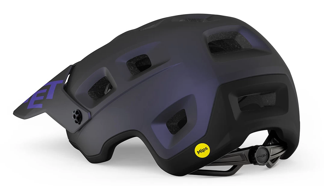 Kask rowerowy MET Terranova Purple MIPS