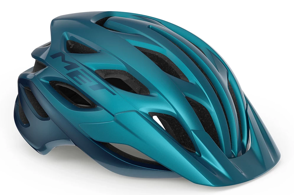 Kask rowerowy MET Veleno Blue M: 56-58 cm