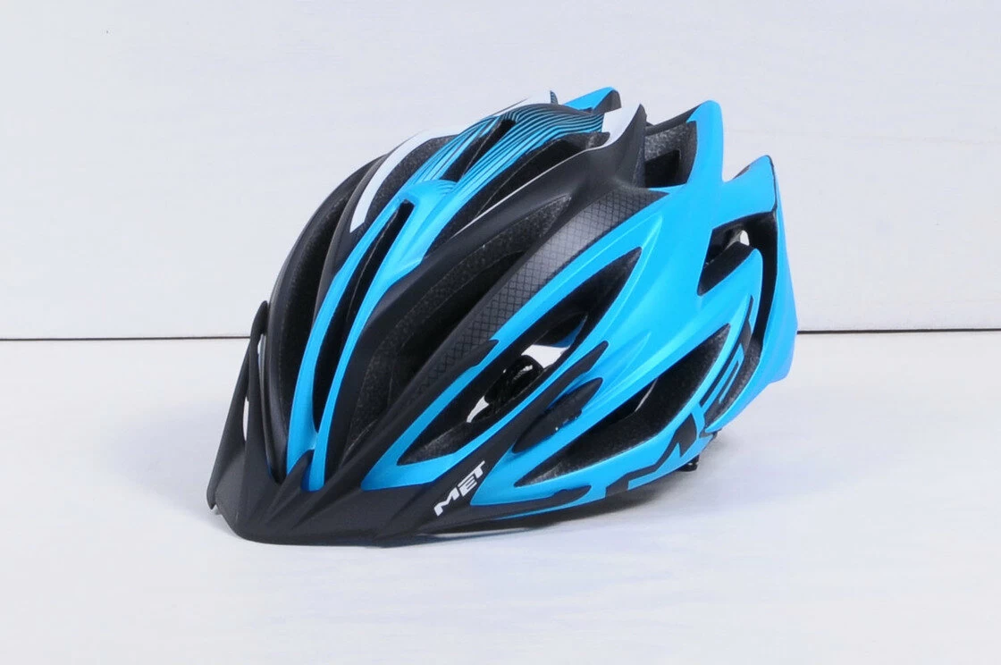 Kask rowerowy MET Veleno Niebieski