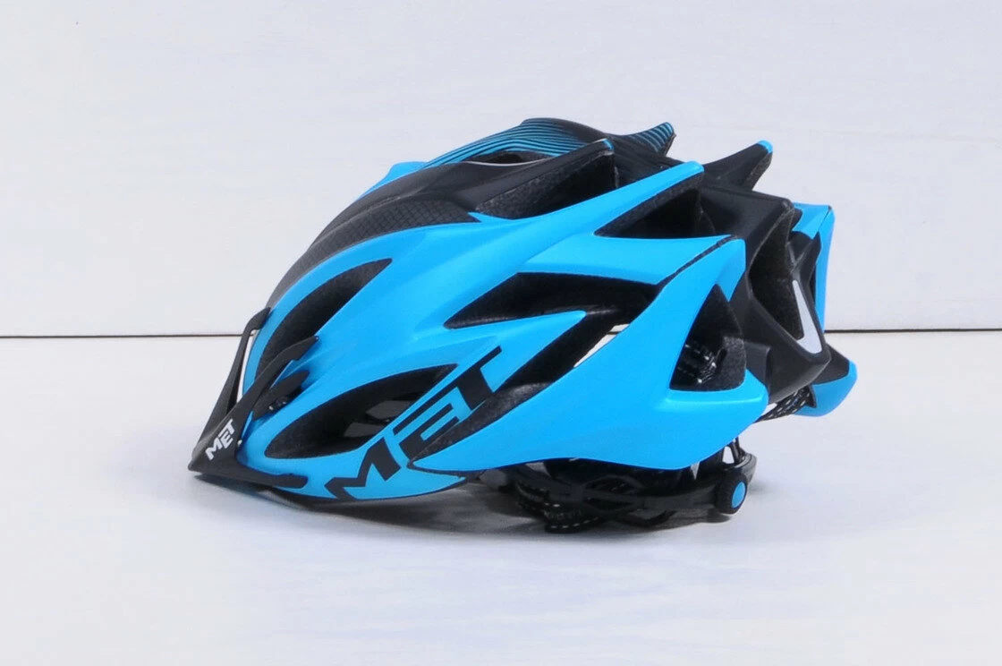 Kask rowerowy MET Veleno Niebieski