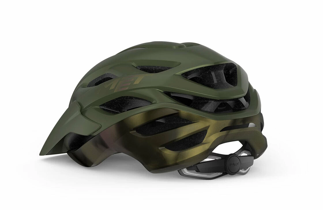 Kask rowerowy MET Veleno Olive Iridescent Rozmiar L: 58-61 cm