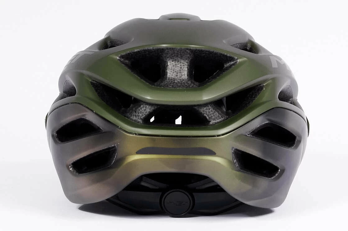 Kask rowerowy MET Veleno Olive Iridescent Rozmiar L: 58-61 cm