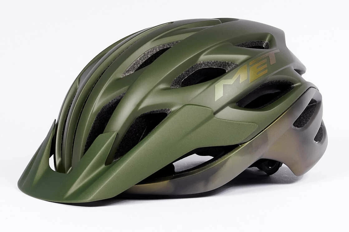 Kask rowerowy MET Veleno Olive Iridescent Rozmiar L: 58-61 cm
