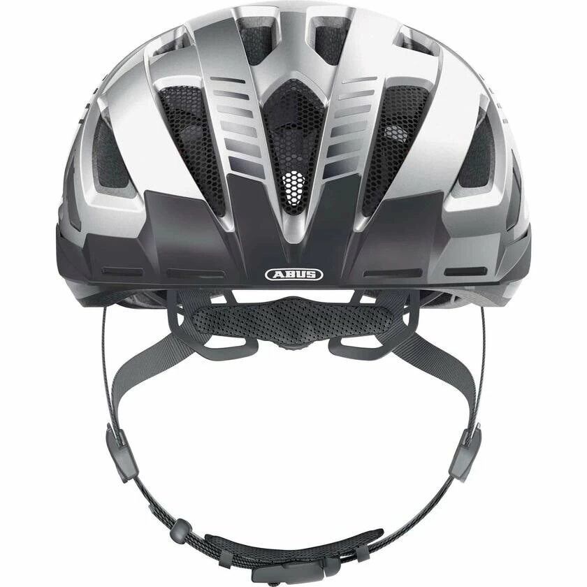 Kask rowerowy miejski Abus Urban-I 3.0 Signal Silver