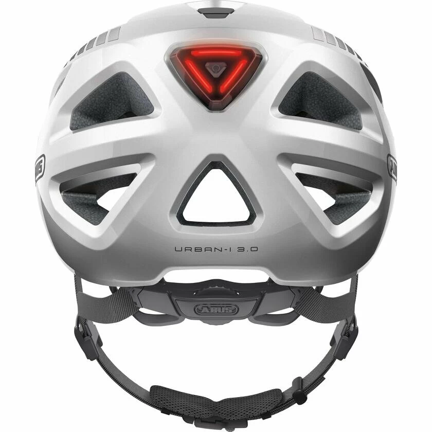 Kask rowerowy miejski Abus Urban-I 3.0 Signal Silver XL (61-65cm)