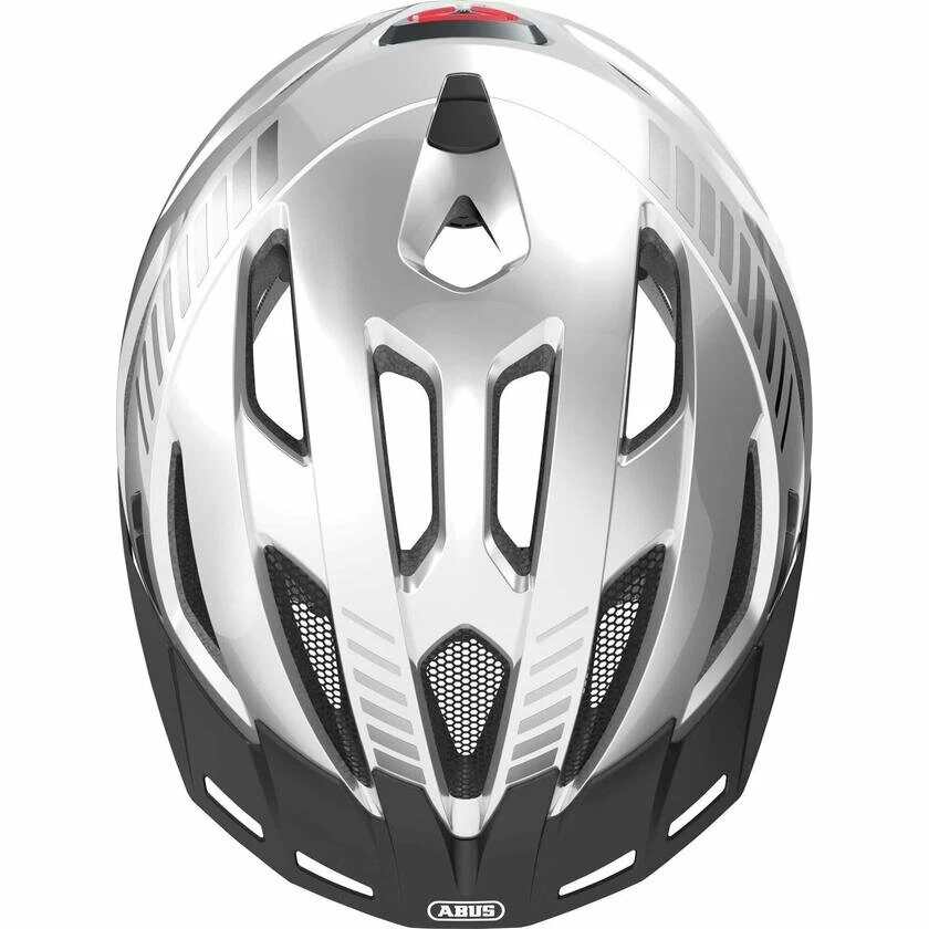 Kask rowerowy miejski Abus Urban-I 3.0 Signal Silver