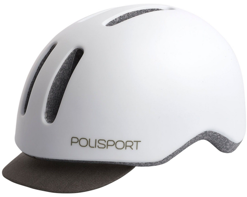 Kask rowerowy Polisport Commuter White