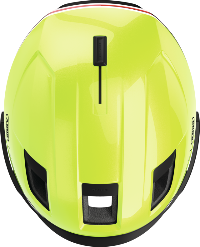Kask rowerowy z kierunkowskazami Abus Hyp-E ACE Signal Yellow