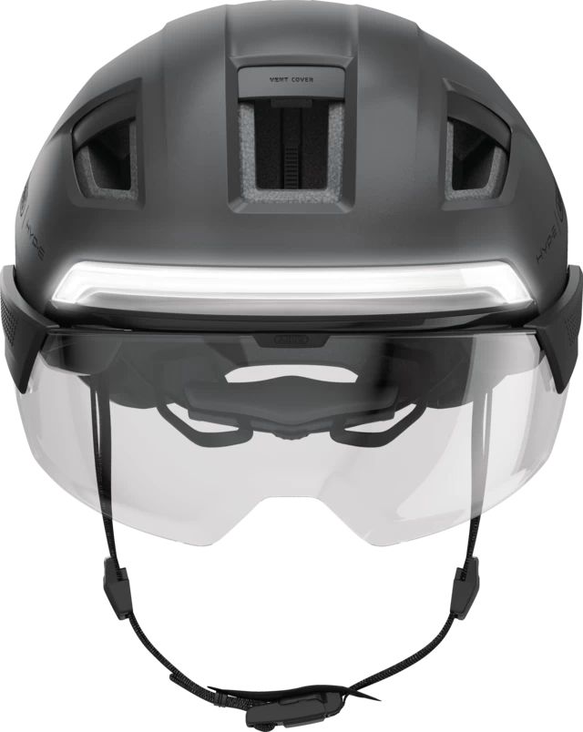 Kask rowerowy z kierunkowskazami Abus Hyp-E BL.ACE Volcano Titan Rozmiar S: 51-55 cm\