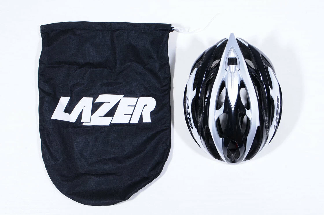 Kask szosowy LAZER O2 RD biało/czarny