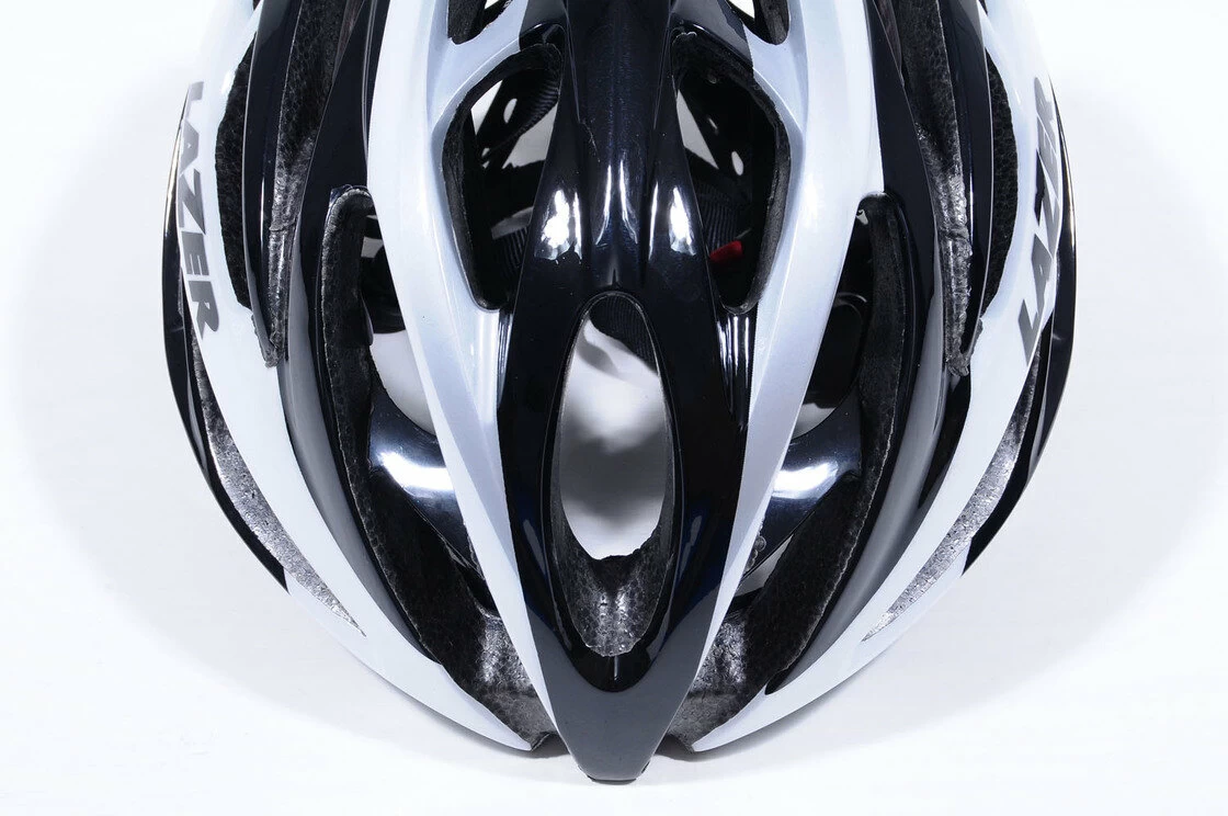 Kask szosowy LAZER O2 RD biało/czarny