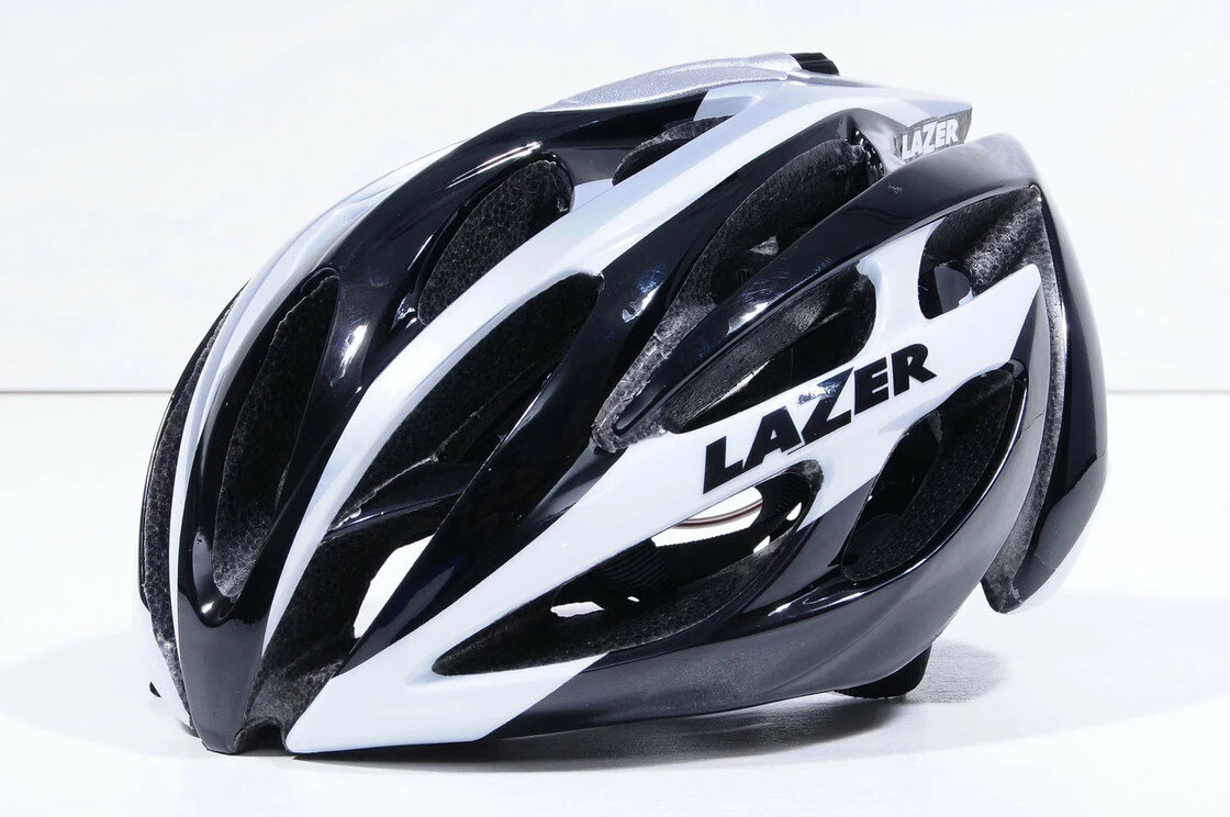 Kask szosowy LAZER O2 RD biało/czarny