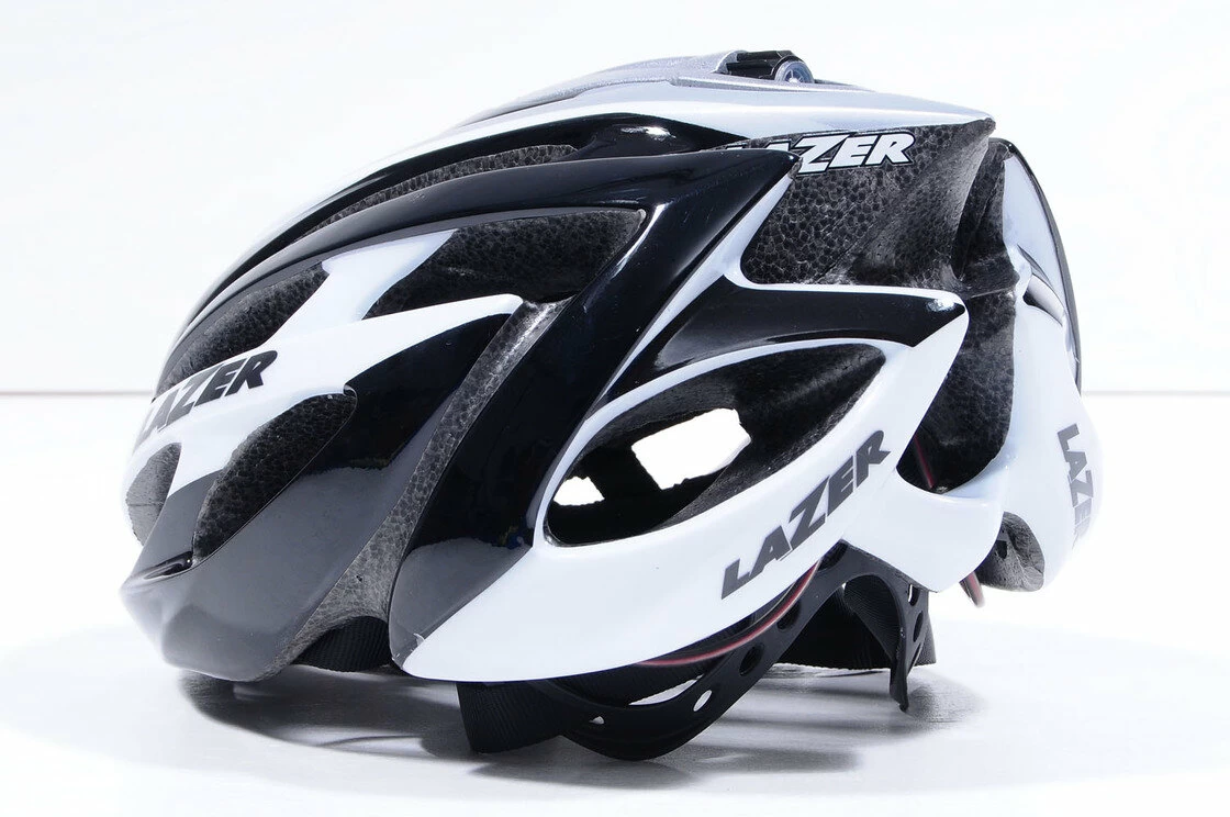 Kask szosowy LAZER O2 RD biało/czarny