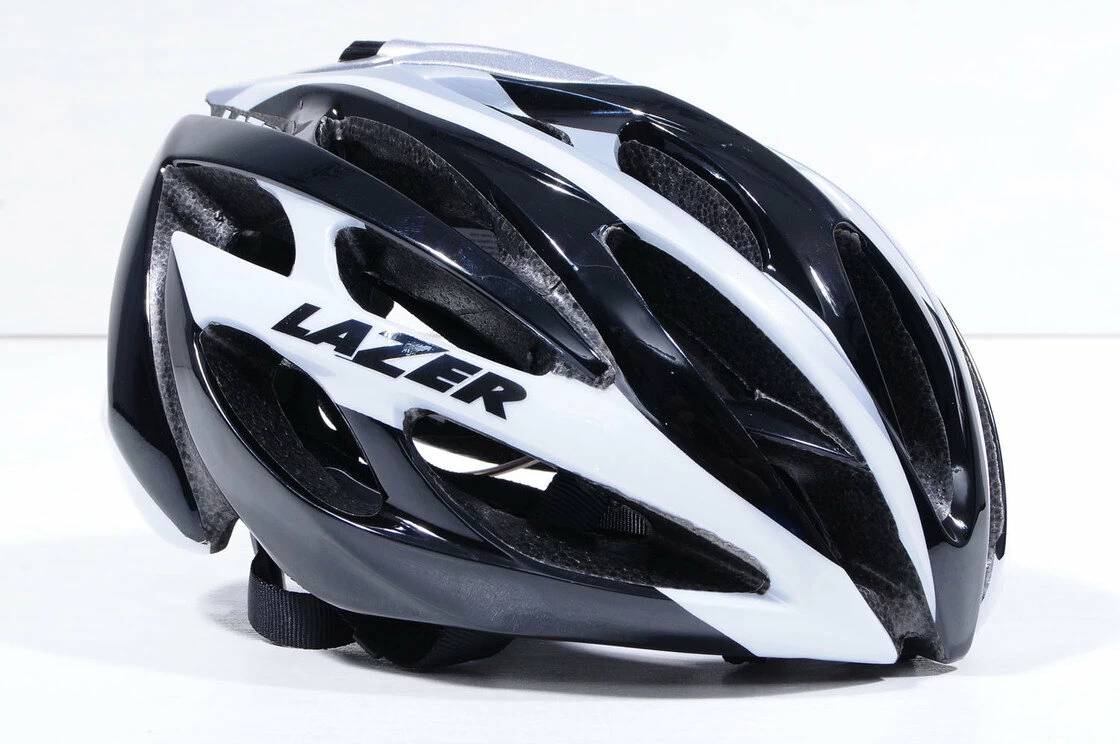 Kask szosowy LAZER O2 RD biało/czarny