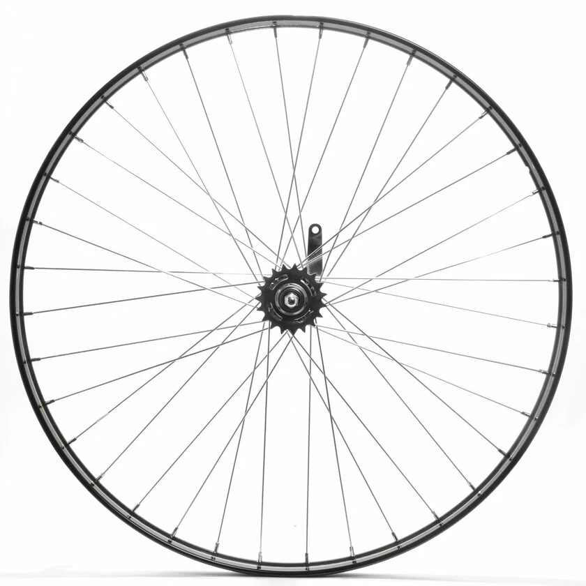 Klasyczne koło rowerowe 28 x 1 1/2 czarne + złote linie