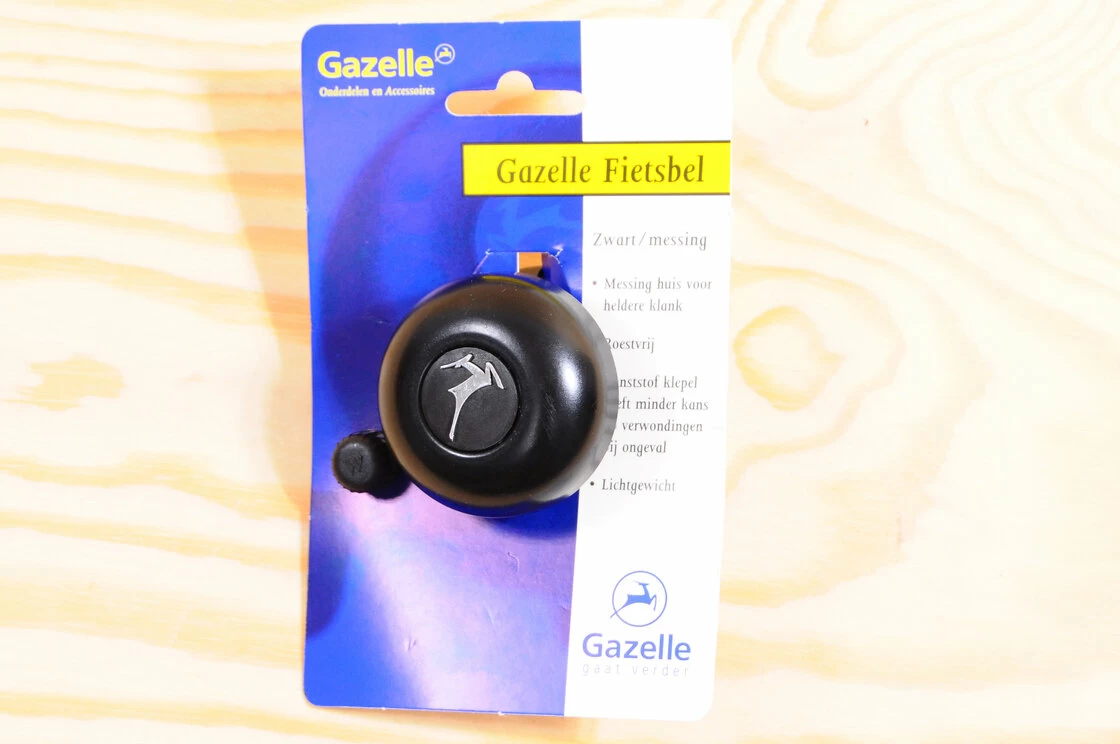 Klasyczny dzwonek rowerowy Gazelle 