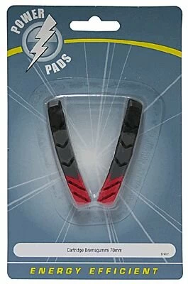 Klocki hamulcowe Power Pads / guma Cartridge, czarne