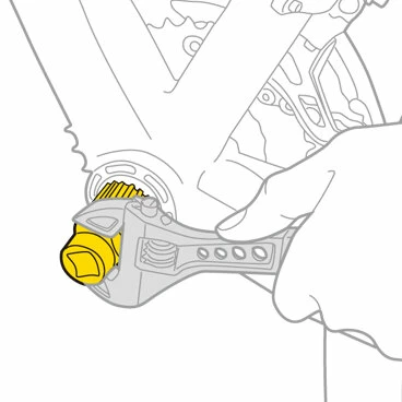 Klucz rowerowy do supportu Topeak Cartridge Bottom Bracket Tool