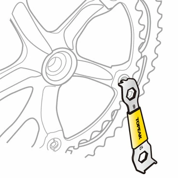 Klucz rowerowy Topeak Chainring Nut Wrench
