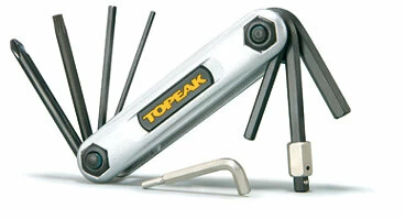 Klucze rowerowe Topeak X-Tool srebrne