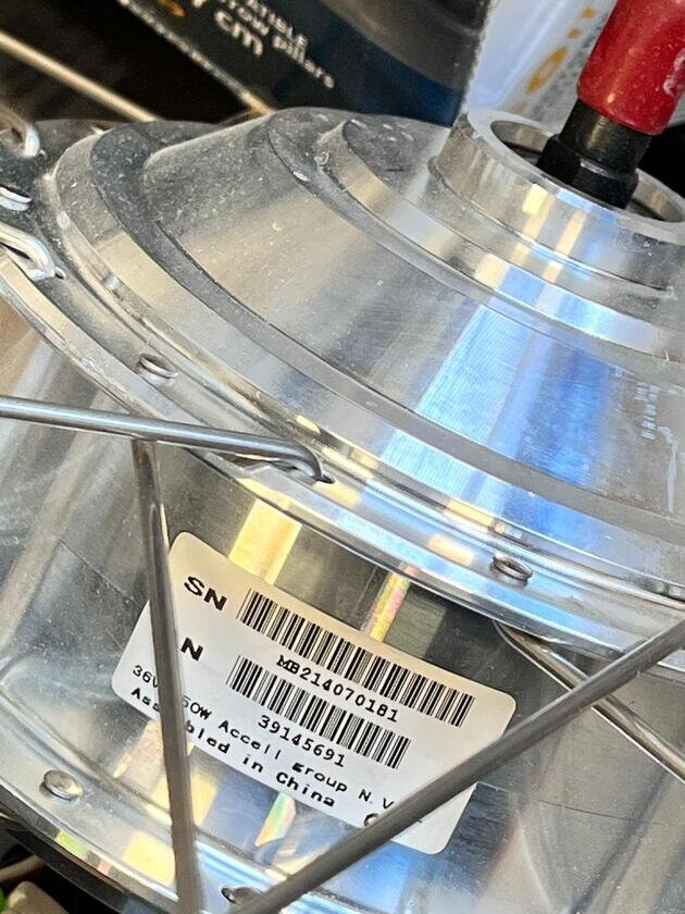 Koło z silnikiem rowerowym Bafang