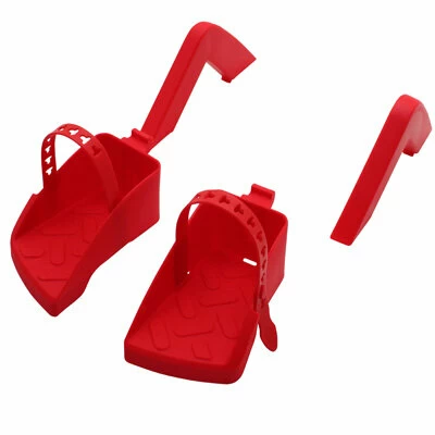 Kolorowe zestawy fotelika przedniego Polisport Guppy Mini czerwony