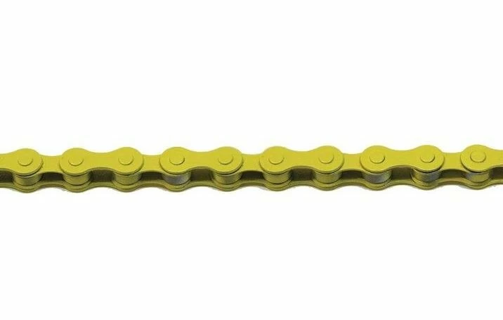 Kolorowy łańcuch KMC S1 Color 1/2” X 1/8” Żółty