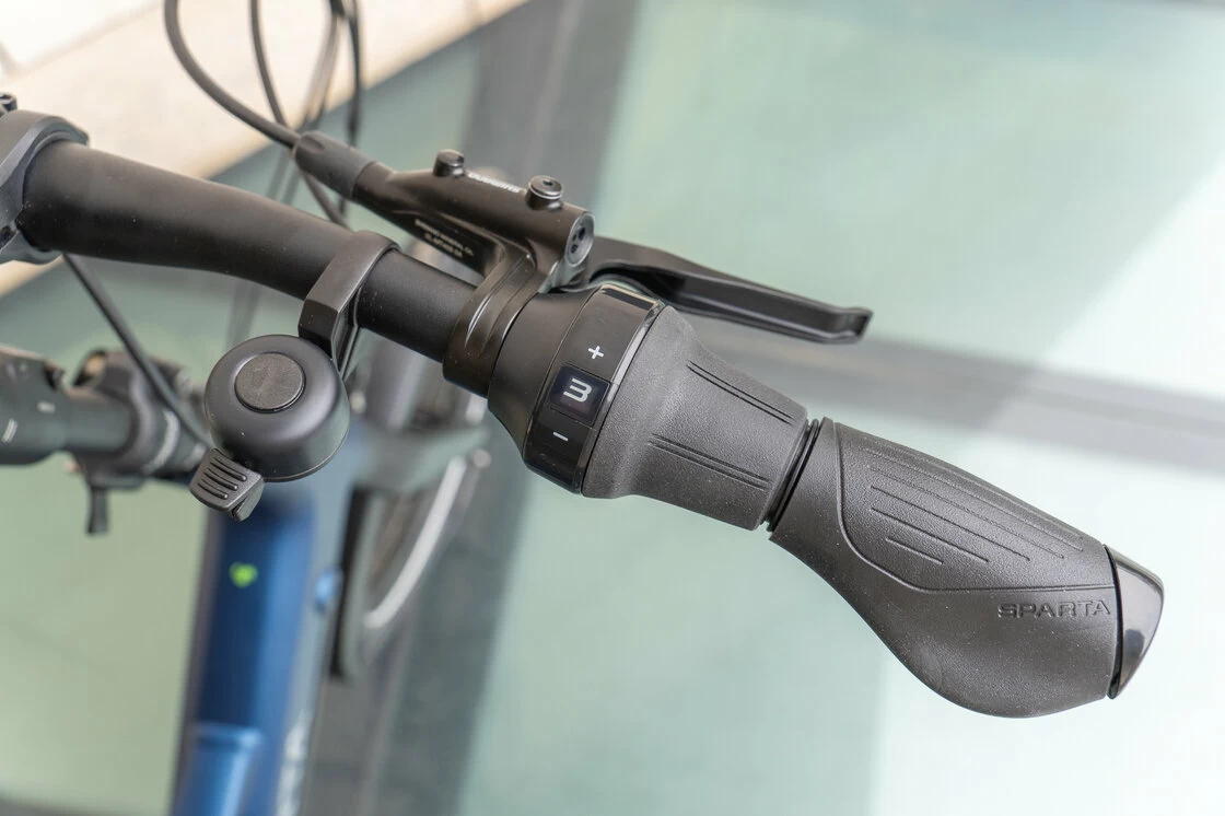 Kompaktowy rower elektryczny na pasku Sparta S-Compact Smart 500Wh 20" Navy Blue Mat