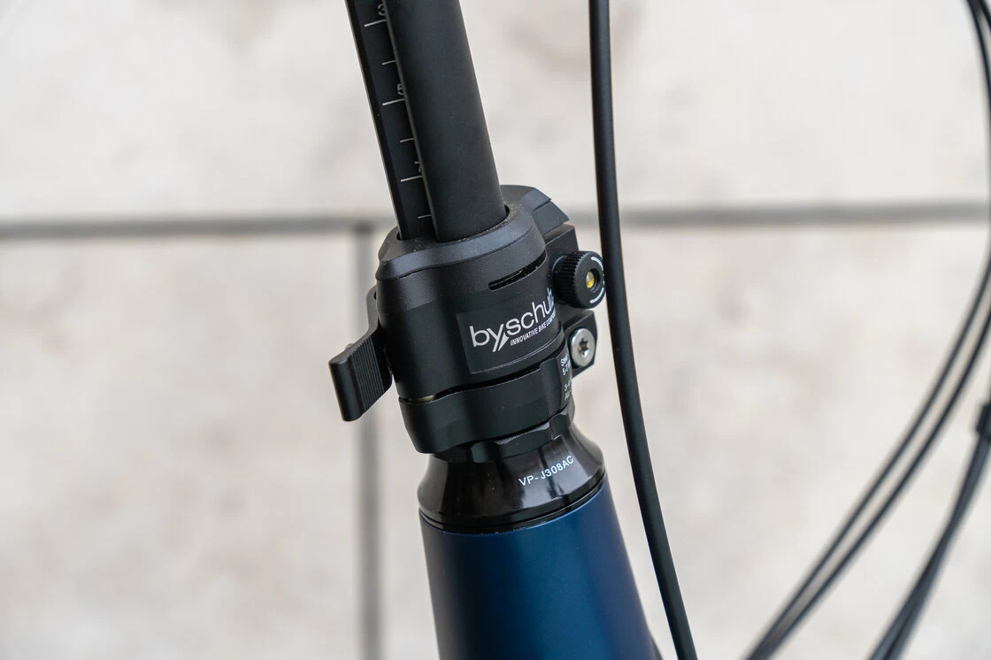 Kompaktowy rower elektryczny na pasku Sparta S-Compact Smart 500Wh 20" Navy Blue Mat