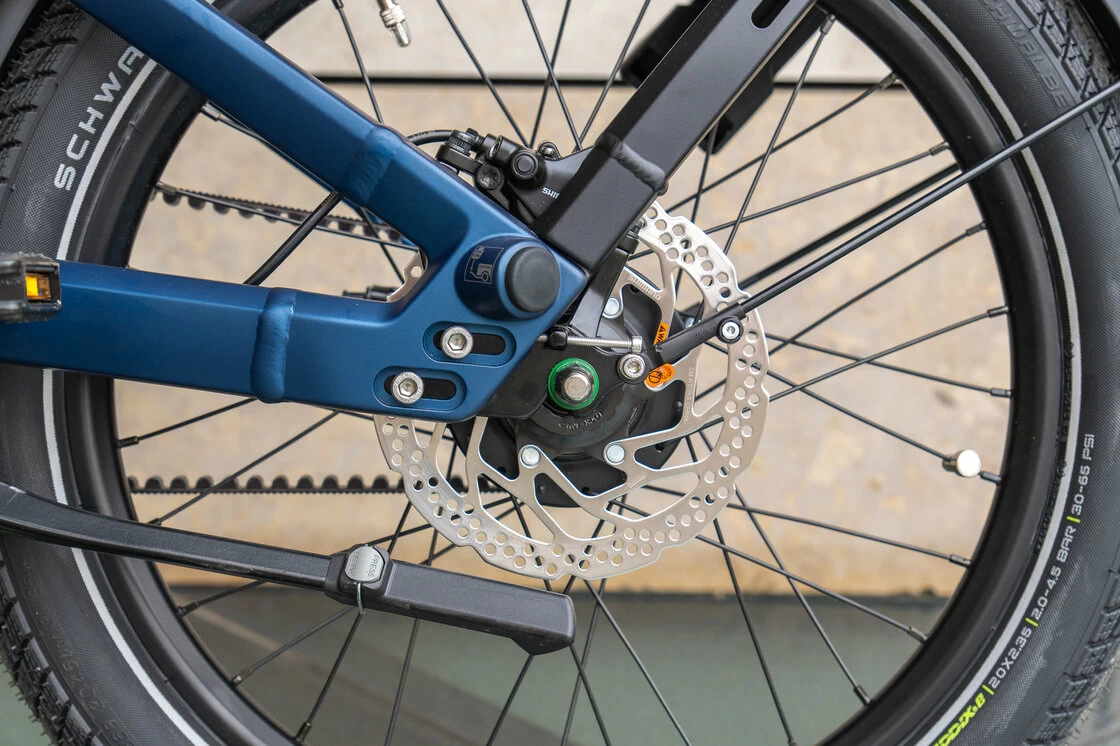 Kompaktowy rower elektryczny na pasku Sparta S-Compact Smart 500Wh 20" Navy Blue Mat