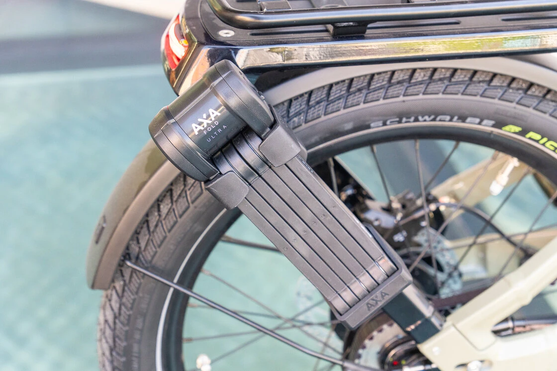 Kompaktowy rower elektryczny na pasku Sparta S-Compact Smart 500Wh 20" Olive Metallic