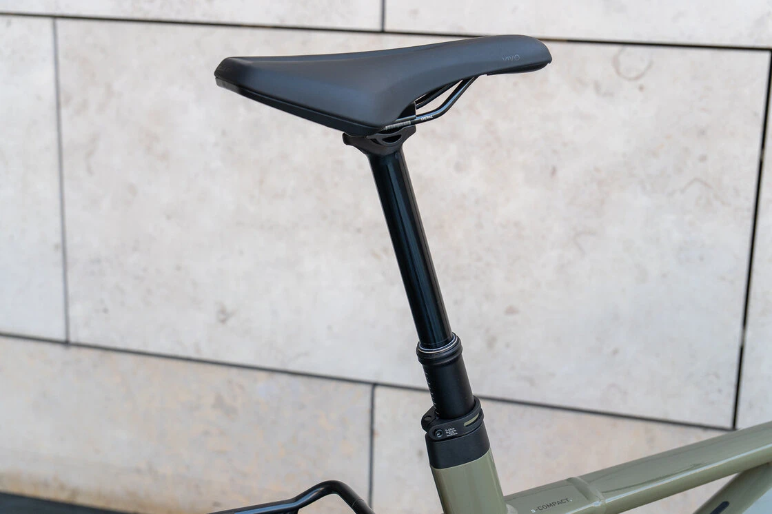 Kompaktowy rower elektryczny na pasku Sparta S-Compact Smart 500Wh 20" Olive Metallic