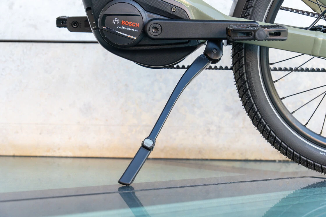 Kompaktowy rower elektryczny na pasku Sparta S-Compact Smart 500Wh 20" Olive Metallic