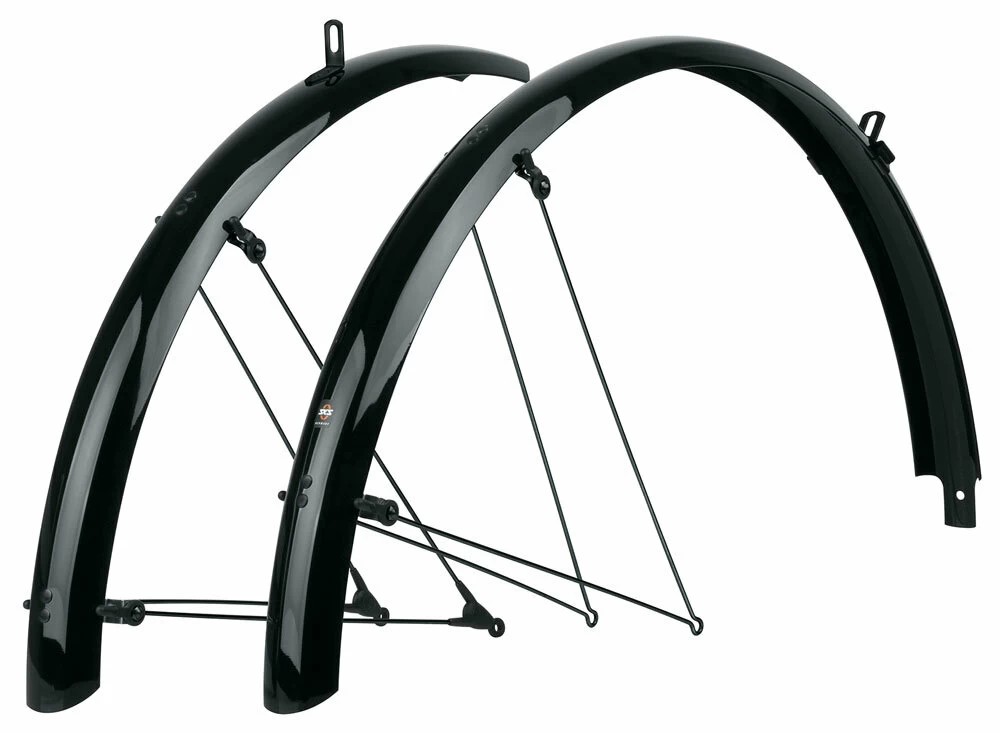 Komplet błotników rowerowych SKS Basic 27.5" - 29" Srebrny 69mm