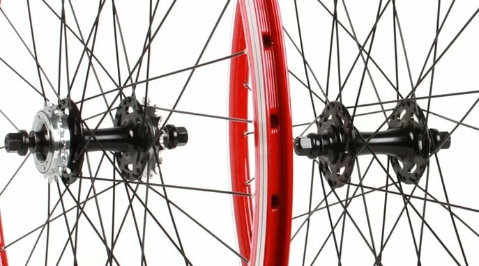 Komplet kół SingleSpeed Fixie 28" Czarne