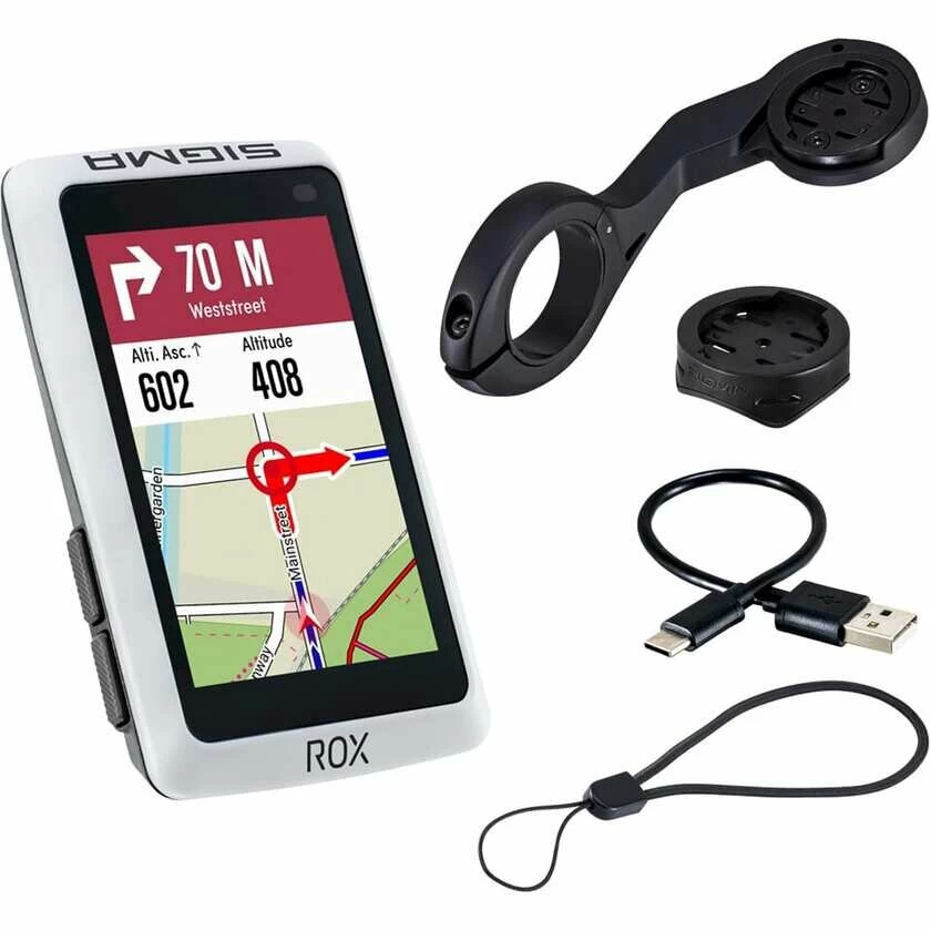 Komputer rowerowy z nawigacją GPS Sigma ROX 12.1 EVO GPS Biały