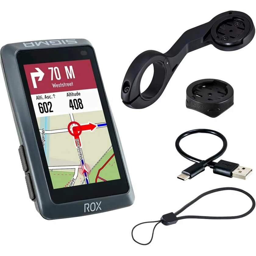 Komputer rowerowy z nawigacją GPS Sigma ROX 12.1 EVO GPS Czarny