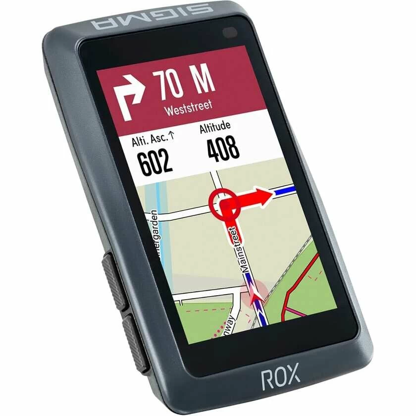 Komputer rowerowy z nawigacją GPS Sigma ROX 12.1 EVO GPS Czarny - zestaw