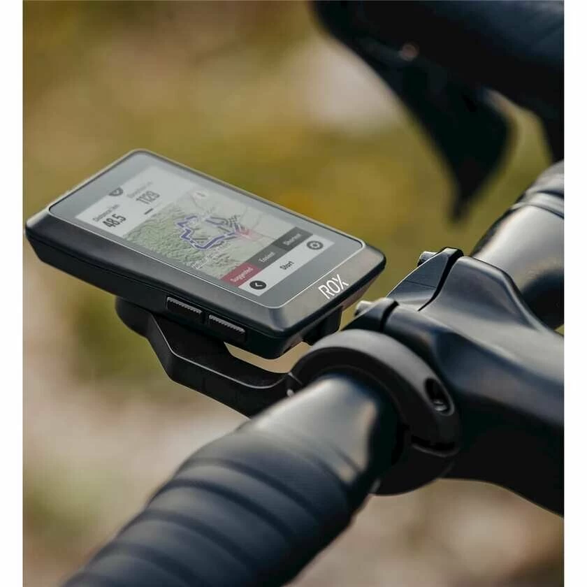 Komputer rowerowy z nawigacją GPS Sigma ROX 12.1 EVO GPS Czarny - zestaw