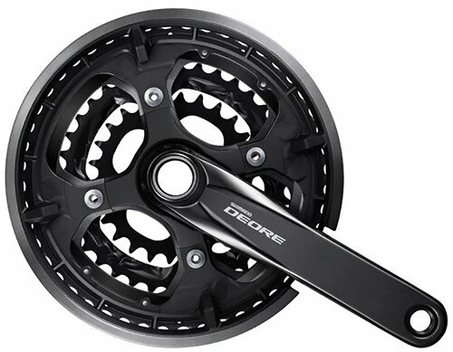 Korba rowerowa Shimano Deore FC-T6010 Kolor: czarny