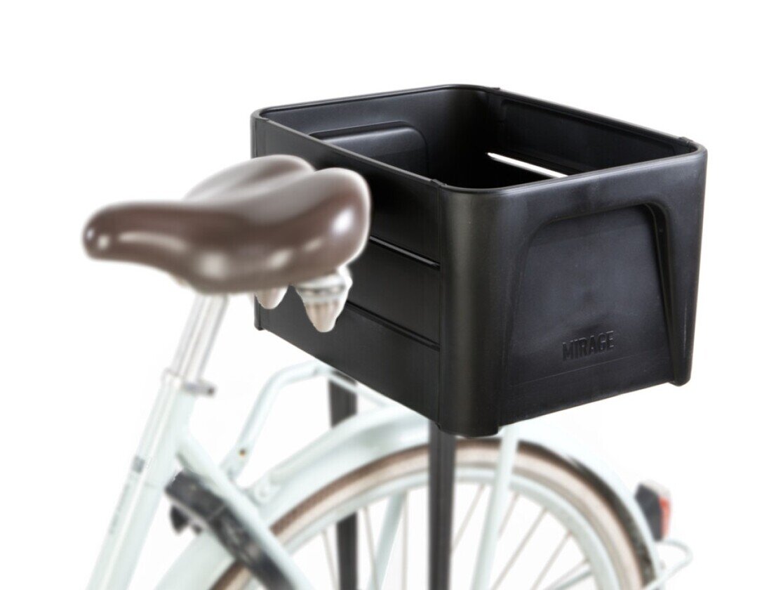 Kosz rowerowy Mirage Klik ‘n Krat 24L Czarny