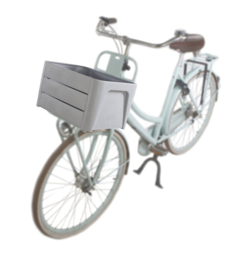Kosz rowerowy Mirage Klik ‘n Krat 24L Szary